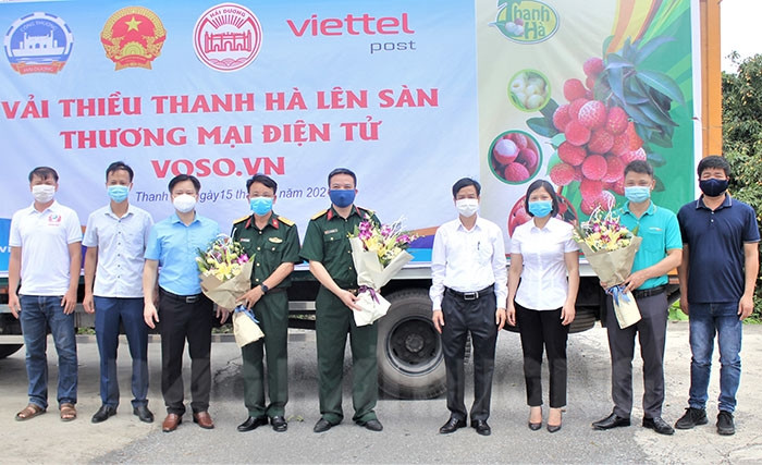 Hai Duong lychee officially put on Voso.vn e-commerce floor